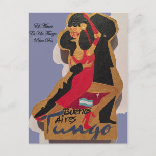 Buenos Aires_Tango_Poem Briefkaart
