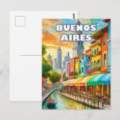 Buenos Aires, the City of Passions and Tango Briefkaart (Voorkant / Achterkant)