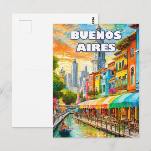 Buenos Aires, the City of Passions and Tango Briefkaart (Voorkant / Achterkant)