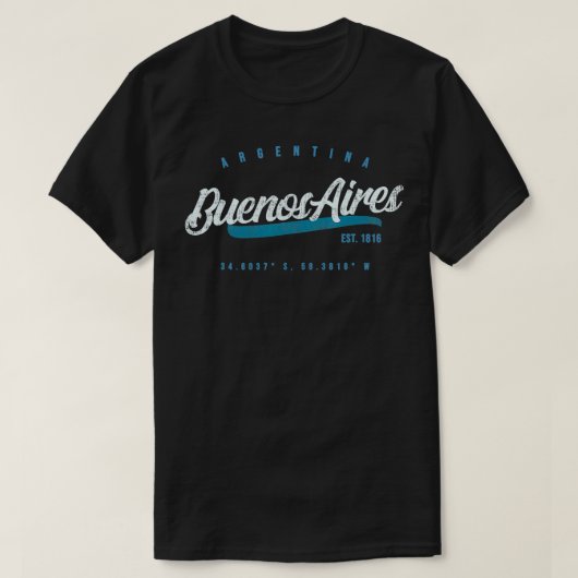 Buenos Aires Travel Argentinië T-shirt (Design voorkant)