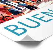 Buenos Aires Travel Print Wall Art Buenos Aires Wa (Hoek)