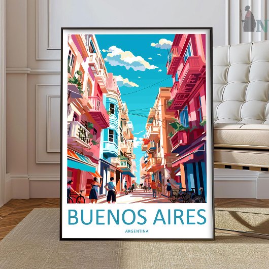 Buenos Aires Travel Print Wall Art Buenos Aires Wa