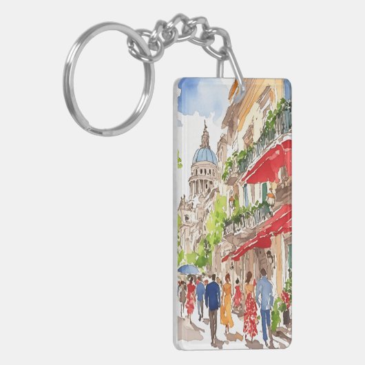 Buenos Aires Travel Sleutelhanger (Voorkant Links)