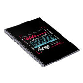 Buenos Aires Typografie Grafisch | Modern Argentin Notitieboek (Rechterzijde)