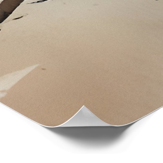 Buenos Aires waterverf kunst Poster (Hoek)