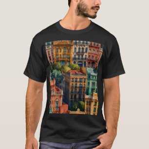 Buenos Aires waterverf kunst T-shirt