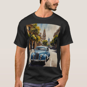 Buenos Aires waterverf kunst T-shirt