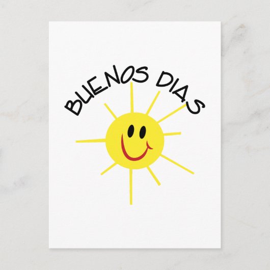 Buenos Dias Briefkaart (Voorkant)