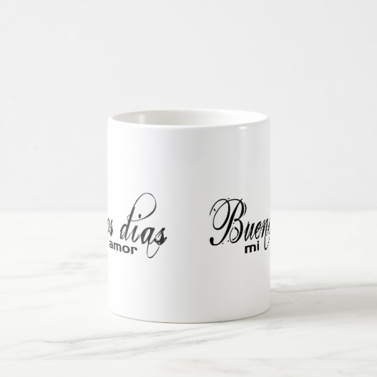 Buenos dias mi amor (Goedemorgen mijn liefde) Mok (Center)