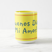 Buenos Dias Mi Amor Taza de Café Mug Mok (Midden)