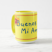 Buenos Dias Mi Amor Taza de Café Mug Mok (Voorkant links)