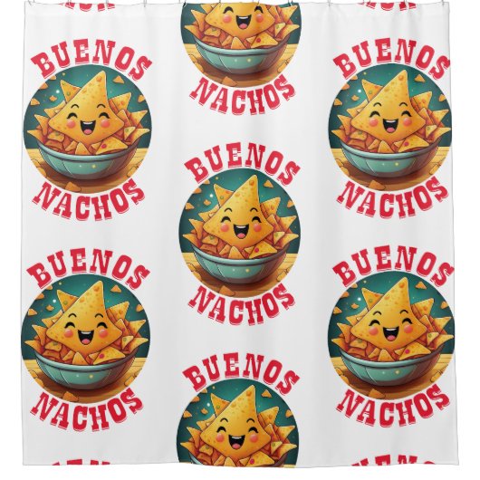 Buenos Nachos Douchegordijn (Voorkant)