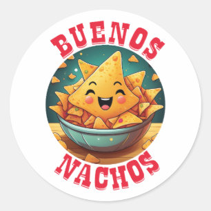 Buenos Nachos Ronde Sticker