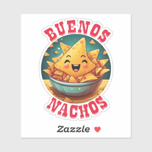 Buenos Nachos Sticker (Vel)