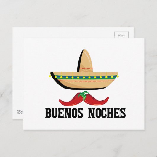 Buenos Noches Briefkaart (Voorkant / Achterkant)