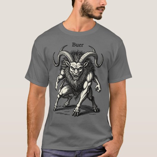 Buer Fierce Mythe in Beweging T-shirt (Voorkant)