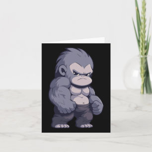 Buff Alpha Silverback Gorilla Ape Design Boxing Go Kaart