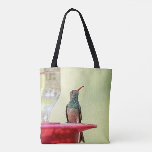 Buff-bellied hummingbird in Texas Tote Bag (Achterkant)