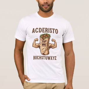 Buff Burrito Grappig Gym Design T-shirt