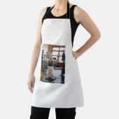 Buff Cat Kitchen Apron Schort (Insitu)