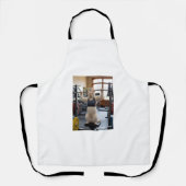 Buff Cat Kitchen Apron Schort (Voorkant)