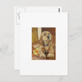 Buff Cocker Spaniel Briefkaart (Voorkant / Achterkant)
