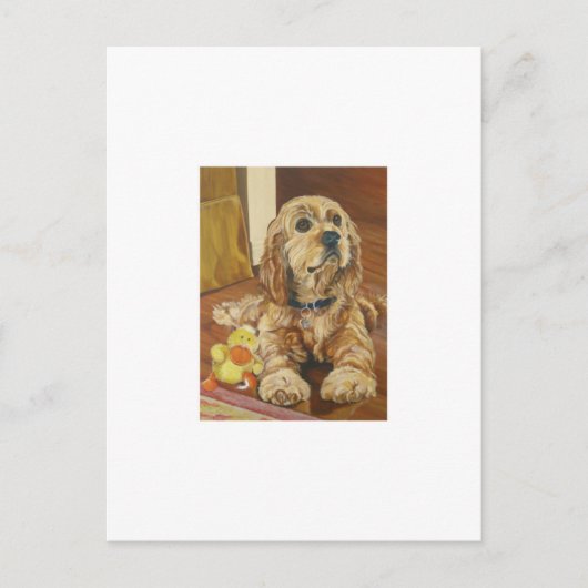 Buff Cocker Spaniel Briefkaart (Voorkant)