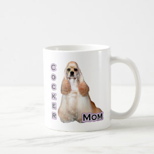 Buff Cocker Spaniel Moeder; Cocker Spaniel Moeder Koffiemok