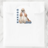 Buff Cocker Spaniel Pap 4 - Sticker (Tas)