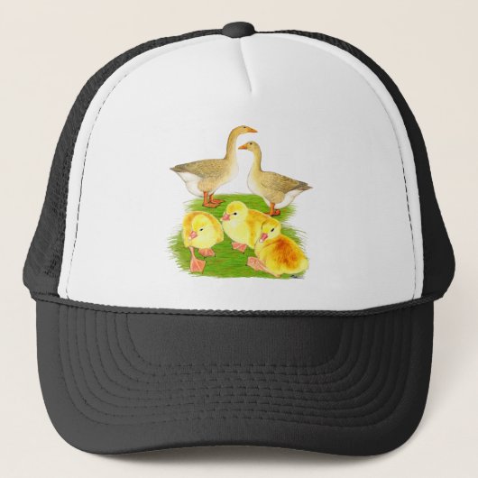 Buff Gans Familie Trucker Pet (Voorkant)