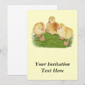 Buff Goslings Tufted Kaart (Voorkant / Achterkant)