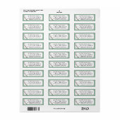  Buff Hen Egg Carton Return Label (Full Sheet)