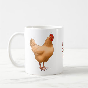 Buff Orpington Chicken Hen Koffiemok