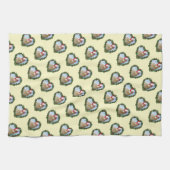 Buff Orpington Chicken Wreater Kerstmis Theedoek (Horizontaal)