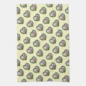 Buff Orpington Chicken Wreater Kerstmis Theedoek (Verticaal)