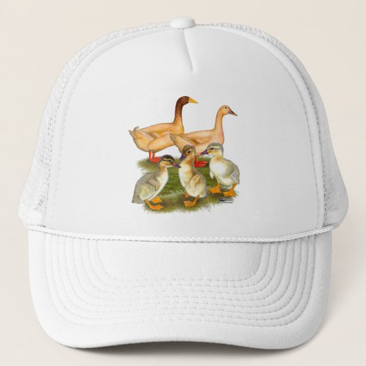 Buff Orpington Eendenfamilie Trucker Pet (Voorkant)
