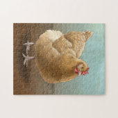 Buff Orpington Hen Puzzle Legpuzzel (Horizontaal)