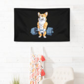 Buff Power Lifting Corgi Bodybuilder Spandoek (Insitu)