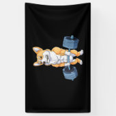Buff Power Lifting Corgi Bodybuilder Spandoek (Verticaal)