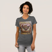 Buff Rode Hart Stoomtech Serie T-shirt (Voorkant volledig)