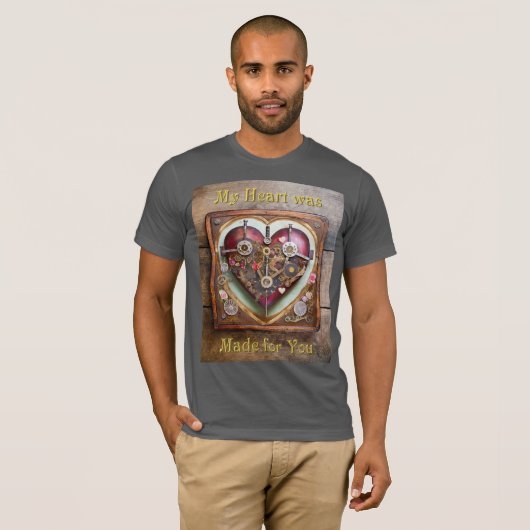 Buff Rode Hart Stoomtech Serie T-shirt (Voorkant volledig)