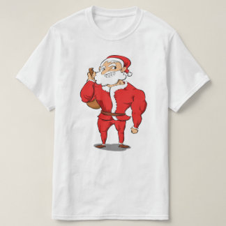 Buff Santa Kerstgym T-shirt