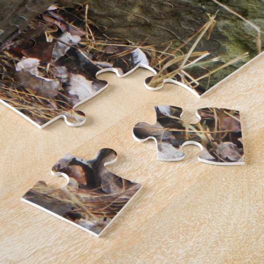 Buff silkie kippen legpuzzel (Zijkant)