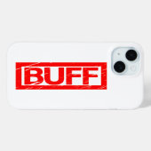 Buff Stamp Case-Mate iPhone Case (Achterkant (horizontaal))