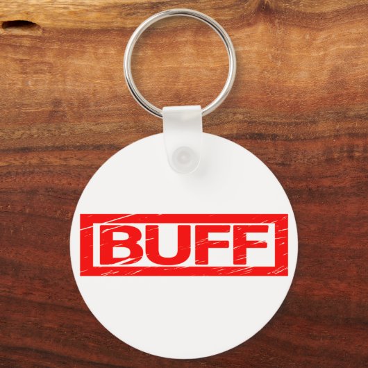 Buff Stamp Sleutelhanger (Achterkant)