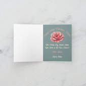 Buff Tabby Cat Gesponnen-effect Valentijn Kaart (Binnen)