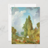 Buff van blind Man Briefkaart (Voorkant / Achterkant)