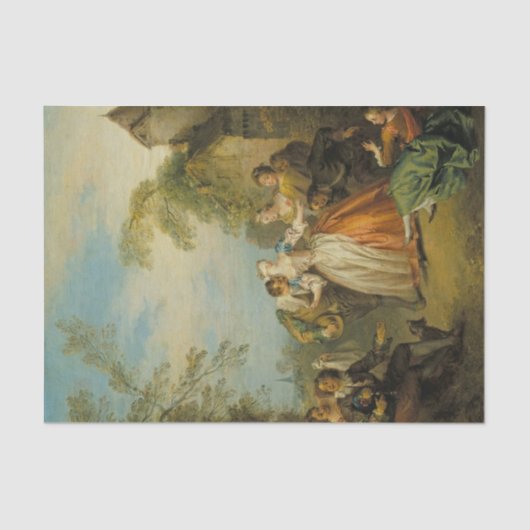 Buff van blind Man door Jean-Baptiste Pater Tissuepapier (Voorkant)