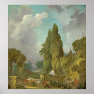 Buff van Blindman - Jean Fragonard Fine Art Poster