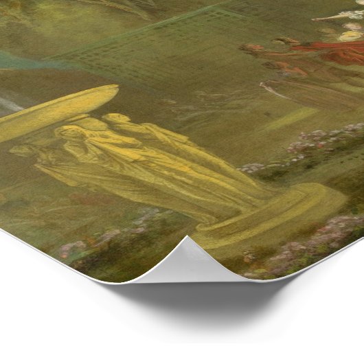 Buff van Blindman - Jean Fragonard Fine Art Poster (Hoek)